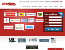 Tablet Screenshot of absolutedigitalmedia.com
